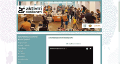 Desktop Screenshot of aktivnirodicovstvi.cz